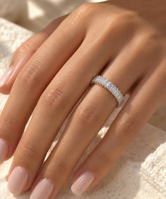 The Lucienne Ring — alternate worn view